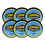 Kit X 6 Pomadas Para El Cabello Efecto Matte Legends 50 Gr 