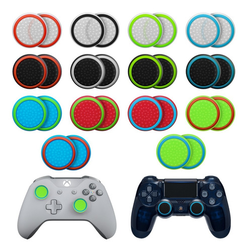 Pack 250 Grips Silicón Para Xbox One X S Ps5 Joystick Goma