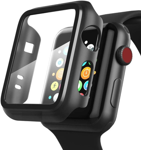 Funda Protectora Apple Watch 40mm Full Cover Con Templado 