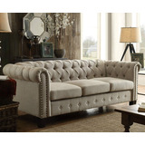 Sofa Sillon Chesterfield Chester Premiun Reforzado Fabrica