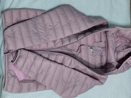  Campera De Nylon Y Pluma Sintética (tipo Uniqlo)