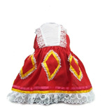 Vestido Perro Traje Típico Jalisco Talla 3 Rojo Pet Pals