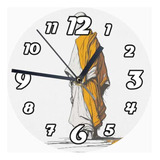 Reloj De Madera Brillante Diseño Buda B10