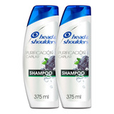 Pack 2 Shampoo Head & Shoulders Purificación Capilar Carbón