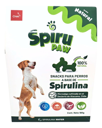 Snack Para Perro Con Espirulina - Kg a $111