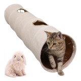 Leerking Tunel Plegable Para Gatos, Tunel Arrugado Para Masc