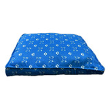 Textipets Cama Tipo Colchón Gatos | Diseño Gato/huella Azul