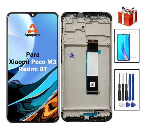 Pantalla Lcd Con Marco Para Xiaomi Pocom3/redmi 9t