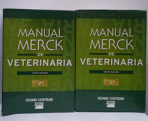 Libro Manual Merck De Veterinaria - 2 Tomos
