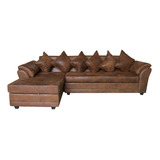Living Modular Mustang Cuero Bonded Tabaco / Muebles Chile