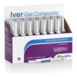 Kit 24 Un. Iver Gel Composto Vermífugo 9,6g - Ouro Fino