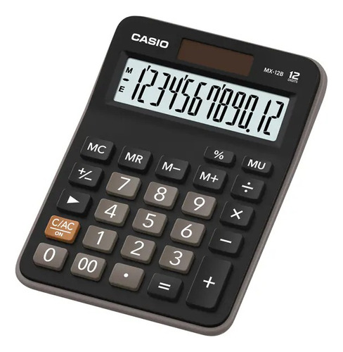 Calculadora Casio Mx-12b 12 Digitos Bateria Dual Escritorio