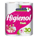 Higienol Papel Higiénico Fresh Aloe Vera 30m X 4un