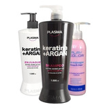 Shampoo Love Color Plasma Acido + Acondicionador  + Crema Pc