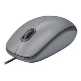 Mouse Logitech M110 Silent Con Cable Usb Gris