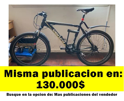Bicicleta Evo Yety Venzo, R 26, Talle L + Accesorios