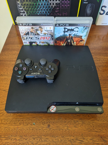 Playstation 3 Slim 160 Gb - Sony - 1 Controle - Semi Novo Em Perfeitas Condições Com Garantia Do Vendedor