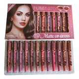 Labiales Mate Huxia Beuty Nude 12 Pcs Labial Liquido Mayoreo