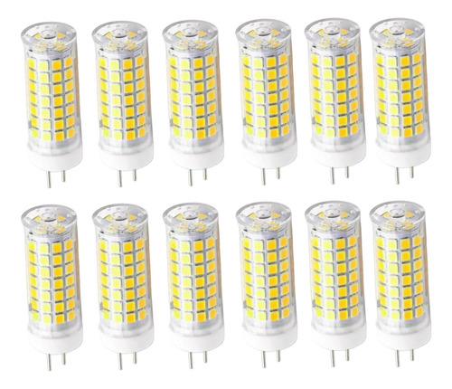 Pack X12 Lampara Bipin Led 12volts 7w G6.35