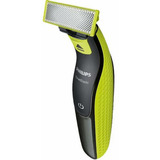 Máquina De Afeitar Philips Oneblade Qp2521 //angelstock Color Negro/ Verde