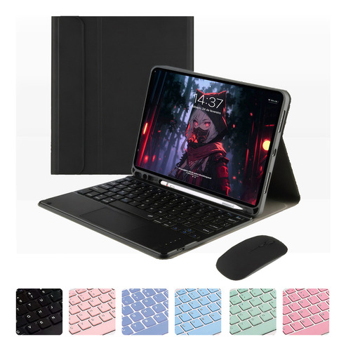 Capa Para iPad 6ª Geração (a1893 A1954)+teclado Touch+mouse 