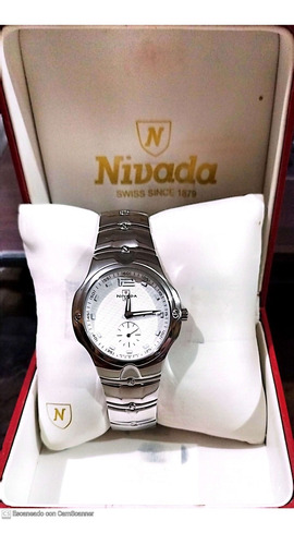 Reloj Nivada Original Cómo Nuevo Para Caballero En Su Estuch