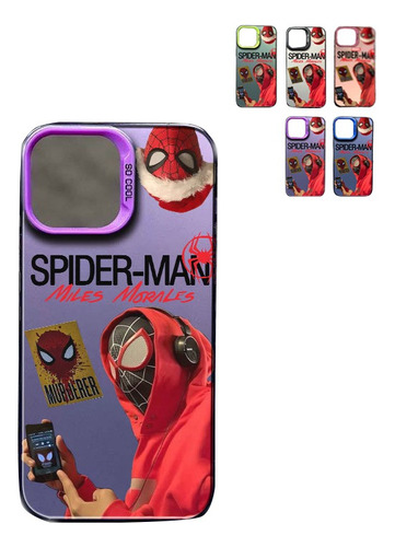 Funda Protector Case Para iPhone Spiderman Moda Tendencia