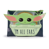 Estuche Para Lápices Star Wars The Mandalorian Baby Yoda Color Azul Marino