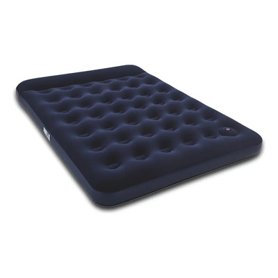 Colchón Inflable Queen Size Con Bomba De Pie Integrada. Color Azul Marino | Envío gratis