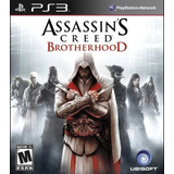 Juego Assassin's Creed Brotherhood Ps3 Físico Como Nuevo