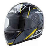 Casco Integral Hawk Zx3 Con Graficas Talle  Xl 