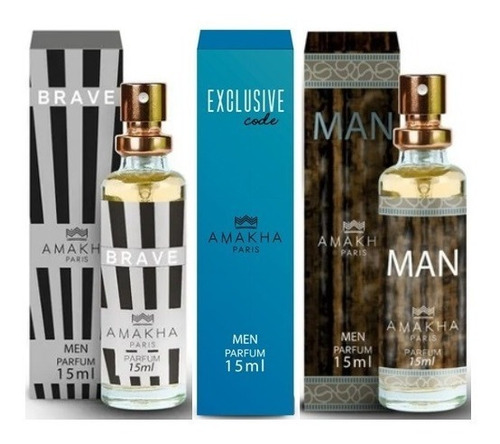 Perfume Amakha Paris Masculino Brave Exclusive Code E Man