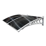 Toldo Policarbonato 1,40x 70 Transparente Pop4mm Completo!