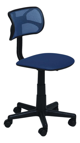 Silla Para Oficina Escritorio Respaldo Reclinable Azul