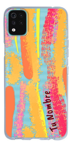 Funda Para LG Para Mujer Pintura Manchas Con Tu Nombre