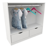 Armário Colmeia Cabideiro Montessoriano M5 Closet Infantil