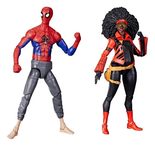 Kit Boneco Peter B Parker E Jessica Drew Verse Spider Hasbro