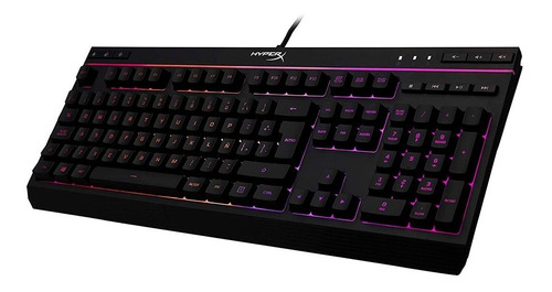 Teclado Gamer Hyperx Alloy Core Rgb Membrana Para Pc Qwerty