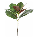 Vara Hojas Magnolia Artificial 40cm Calidad Premium.