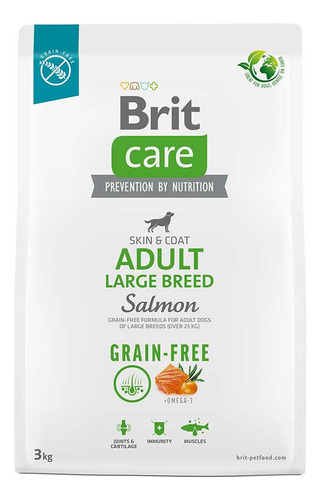 Alimento Perro Brit Care Adulto Large Breed Salmón 3 Kg. Np