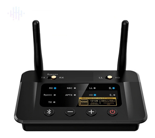 Dac + Receptor Transmissor Bluetooth 5.0 Hd Aptx 1mii B03pro