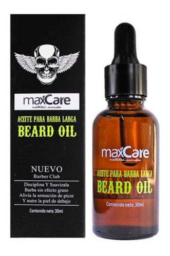Aceite Para Barba Larga Maxcare® Beard Oil 30ml
