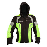 Chamarra Motociclista Hombre Reflejante Protectores Wkl 1984