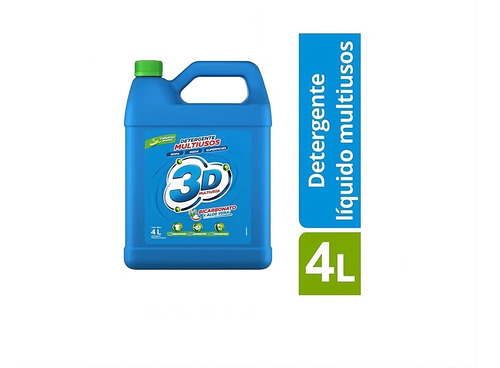 Detergente 3d Liquido 4 Litros - L a $9212
