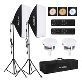 Kit Para Estudio De Fotografía Andoer