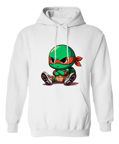 Sudadera Con Gorro Tortugas Ninja Bebé Raphael Pequeña 