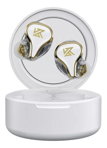 Audífonos Tws Kz Sk10 White Bluetooth 5.2 Híbrido Hifi Gamer