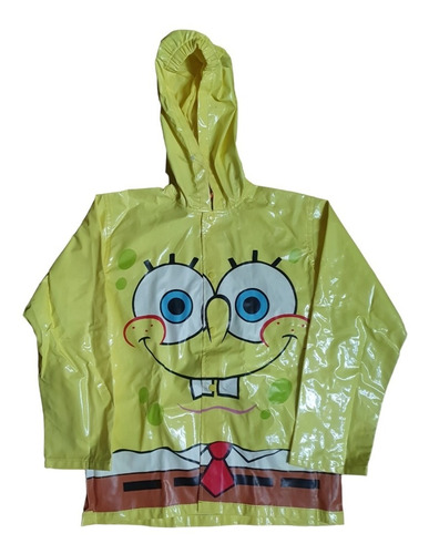 Impermeable De Niño Ropa Bob Esponja Sponge Bob Square Pants