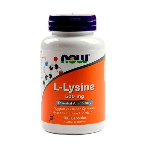 Now Foods L-lisina L Lysine Inmunidad 500 Mg 100 Vegcaps Sfn