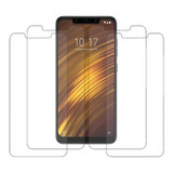 Kit 5 Películas Vidro Para Xiaomi Pocophone F1 + Kit Limpeza